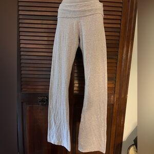 John Galt Brandy Melville grey flared leggings
